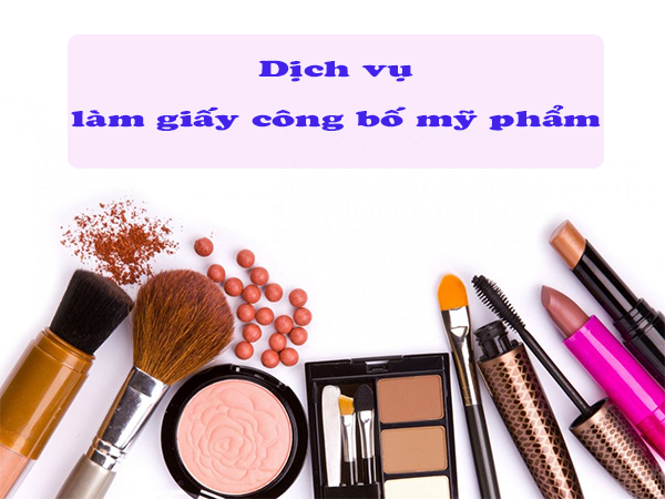 Dịch vụ làm giấy công bố mỹ phẩm Thanh Trang