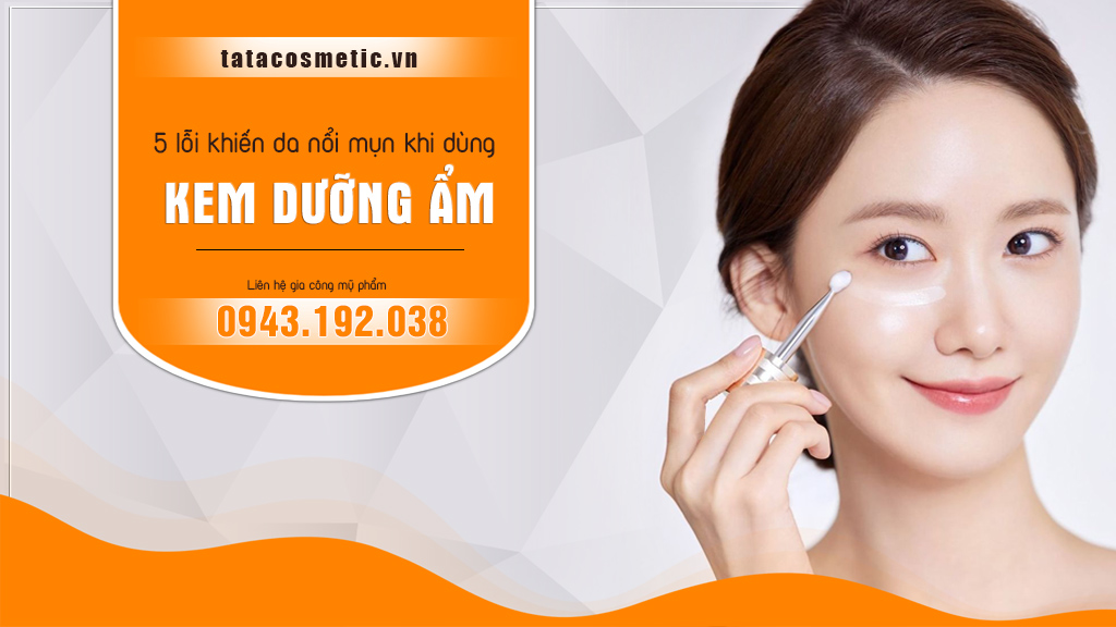 5 lỗi dùng kem dưỡng ẩm khiến da nổi mụn