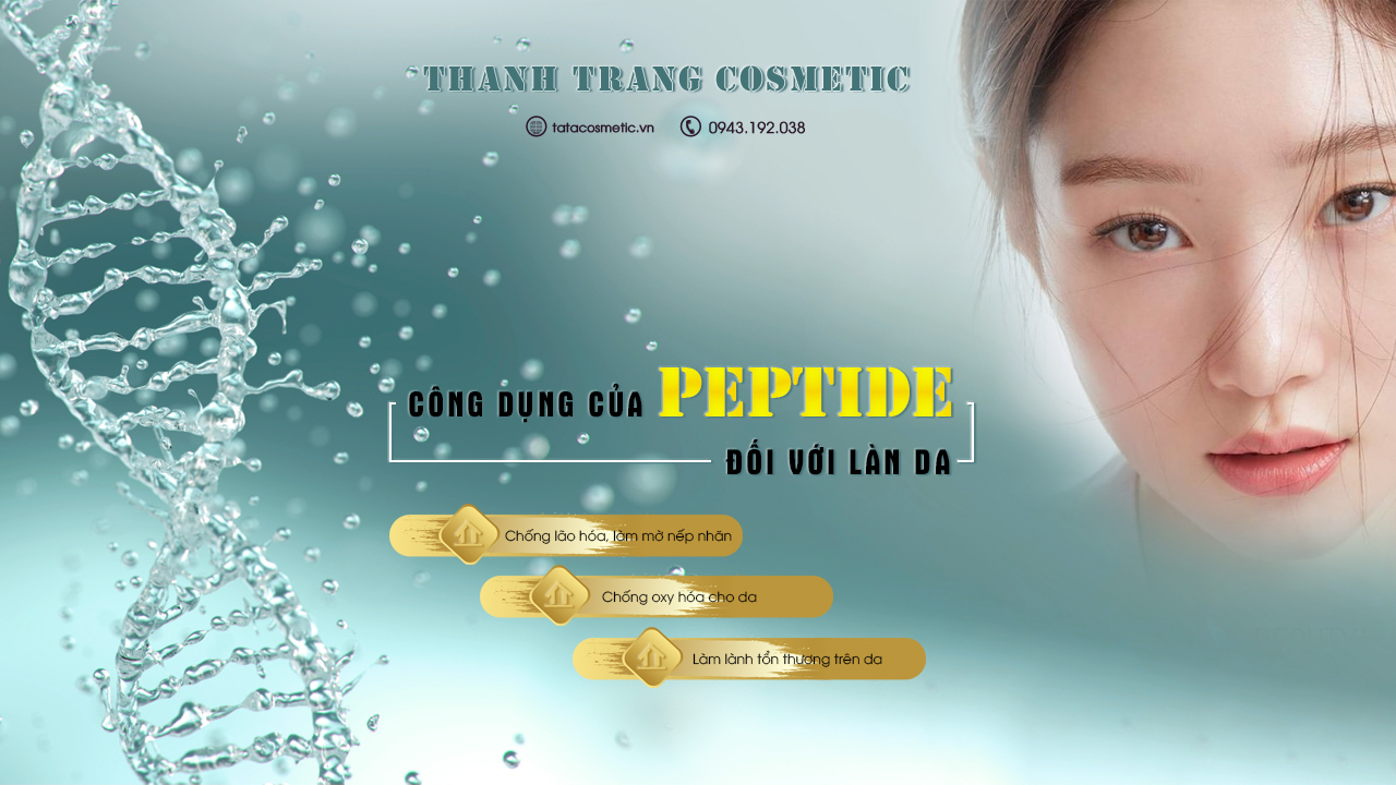 Công dụng của Peptide đối với làn da