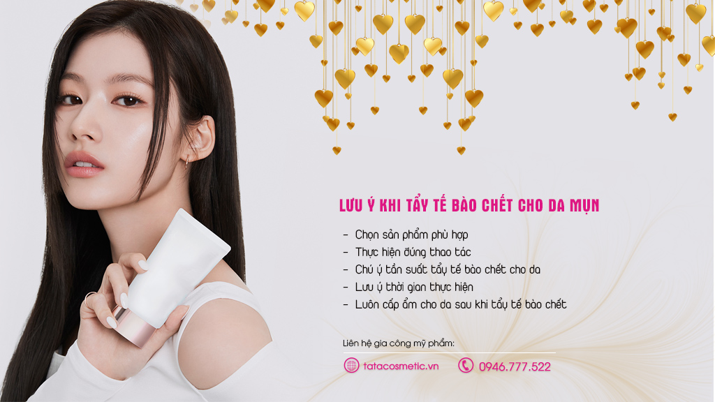 Cần lưu ý gì khi tẩy da chết cho da mụn