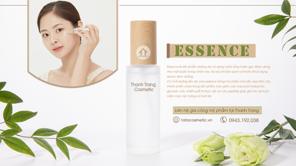 Vai trò dưỡng ẩm của Essence trong mỹ phẩm