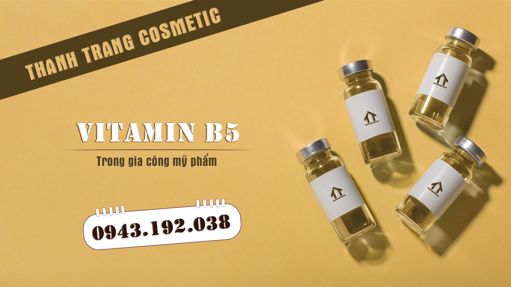 Công dụng và cách dùng Vitamin B5 dưỡng da