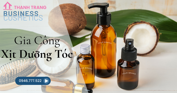Gia công xịt dưỡng tóc - Nhận sản xuất độc quyền