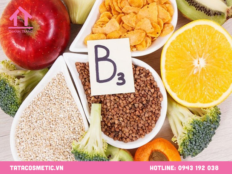 Vitamin B3 có tác dụng gì với da?